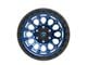 Fittipaldi Offroad FT101 Satin Blue with Black Ring 6-Lug Wheel; 17x9; -12mm Offset (07-14 Yukon)