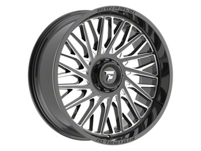 Fittipaldi Offroad FA08 Gloss Black Milled 6-Lug Wheel; 24x10; -19mm Offset (09-14 F-150)