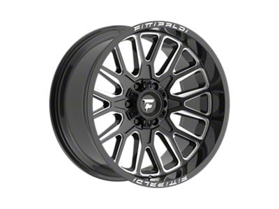 Fittipaldi Offroad FA18 Gloss Black Milled 6-Lug Wheel; 20x10; -19mm Offset (09-14 F-150)