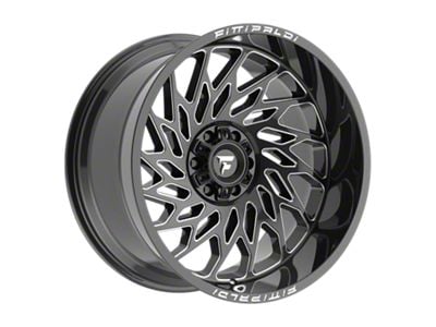 Fittipaldi Offroad FA20 Gloss Black Milled 6-Lug Wheel; 22x12; -44mm Offset (09-14 F-150)