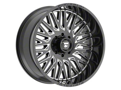 Fittipaldi Offroad FA07 Gloss Black Milled 8-Lug Wheel; 26x12; -44mm Offset (11-16 F-250 Super Duty)