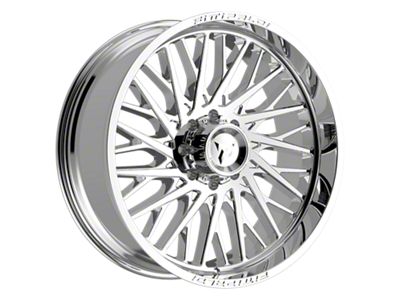 Fittipaldi Offroad FA08 Mirror Coat 8-Lug Wheel; 24x10; -19mm Offset (11-16 F-250 Super Duty)