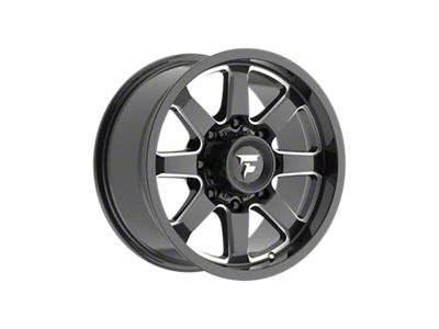 Fittipaldi Offroad FA16 Gloss Black Milled 8-Lug Wheel; 18x9; 12mm Offset (11-16 F-250 Super Duty)