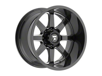 Fittipaldi Offroad FA16 Gloss Black Milled 8-Lug Wheel; 22x12; -51mm Offset (11-16 F-250 Super Duty)