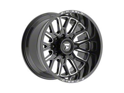 Fittipaldi Offroad FA18 Gloss Black Milled 8-Lug Wheel; 20x12; -44mm Offset (11-16 F-250 Super Duty)