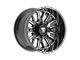 Fittipaldi Offroad FA18 Gloss Black Milled 8-Lug Wheel; 20x12; -44mm Offset (11-16 F-250 Super Duty)