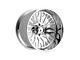 Fittipaldi Offroad FTF500 Polished 8-Lug Wheel; Left Directional; 24x14; -76mm Offset (11-16 F-250 Super Duty)