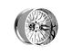 Fittipaldi Offroad FTF500 Polished 8-Lug Wheel; Right Directional; 24x14; -76mm Offset (11-16 F-250 Super Duty)