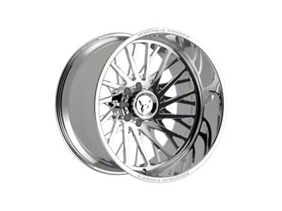 Fittipaldi Offroad FTF501 Polished 8-Lug Wheel; Right Directional; 24x14; -76mm Offset (11-16 F-250 Super Duty)