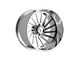 Fittipaldi Offroad FTF503 Polished 8-Lug Wheel; Right Directional; 24x14; -76mm Offset (11-16 F-250 Super Duty)