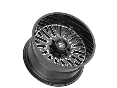 Fittipaldi Offroad FA07 Gloss Black Milled 8-Lug Wheel; 20x12; -44mm Offset (11-16 F-350 Super Duty SRW)