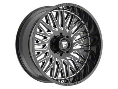 Fittipaldi Offroad FA07 Gloss Black Milled 8-Lug Wheel; 26x12; -44mm Offset (11-16 F-350 Super Duty SRW)