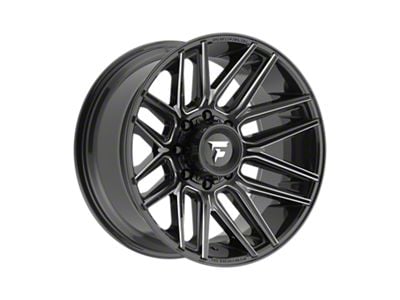 Fittipaldi Offroad FA14 Gloss Black Milled 8-Lug Wheel; 20x10; -19mm Offset (11-16 F-350 Super Duty SRW)