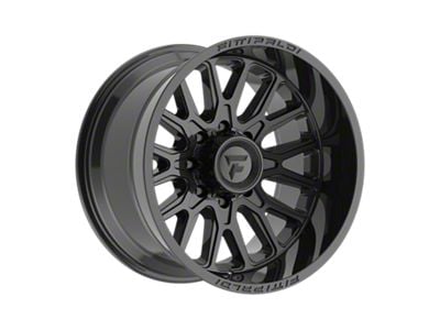 Fittipaldi Offroad FA18 Gloss Black 8-Lug Wheel; 20x12; -44mm Offset (11-16 F-350 Super Duty SRW)