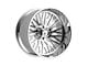 Fittipaldi Offroad FTF500 Polished 8-Lug Wheel; Left Directional; 26x14; -76mm Offset (11-16 F-350 Super Duty SRW)