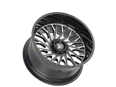 Fittipaldi Offroad FA08 Gloss Black Milled 6-Lug Wheel; 22x12; -44mm Offset (14-18 Sierra 1500)