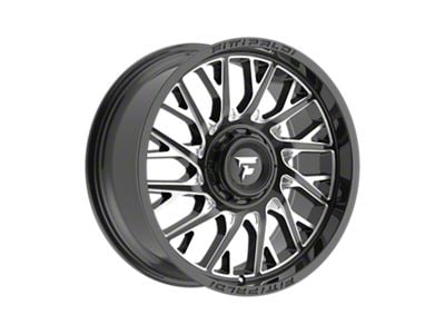 Fittipaldi Offroad FA08 Gloss Black Milled 6-Lug Wheel; 20x9; 18mm Offset (15-20 F-150)