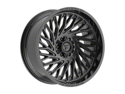 Fittipaldi Offroad FA15 Gloss Black 6-Lug Wheel; 22x10; -19mm Offset (15-20 F-150)