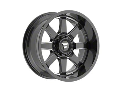 Fittipaldi Offroad FA16 Gloss Black Milled 6-Lug Wheel; 20x10; -25mm Offset (15-20 F-150)