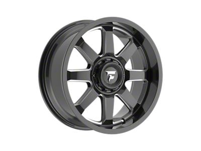 Fittipaldi Offroad FA16 Gloss Black Milled 6-Lug Wheel; 20x9; 12mm Offset (15-20 F-150)