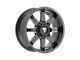 Fittipaldi Offroad FA16 Gloss Black Milled 6-Lug Wheel; 20x9; 12mm Offset (15-20 F-150)