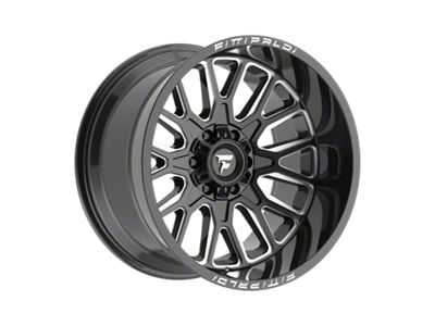 Fittipaldi Offroad FA18 Gloss Black Milled 6-Lug Wheel; 20x12; -44mm Offset (15-20 F-150)