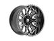 Fittipaldi Offroad FA18 Gloss Black Milled 6-Lug Wheel; 20x12; -44mm Offset (15-20 F-150)