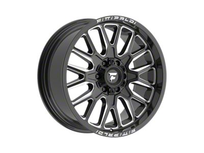 Fittipaldi Offroad FA18 Gloss Black Milled 6-Lug Wheel; 20x9; 18mm Offset (15-20 F-150)