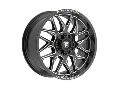 Fittipaldi Offroad FA19 Gloss Black Milled 6-Lug Wheel; 20x9; 18mm Offset (15-20 F-150)