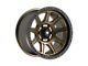 Fittipaldi Offroad FT104 Satin Bronze with Satin Black Lip 6-Lug Wheel; 17x9; -6mm Offset (15-20 F-150)