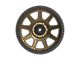 Fittipaldi Offroad FT104 Satin Bronze with Satin Black Lip 6-Lug Wheel; 17x9; -6mm Offset (15-20 F-150)