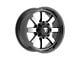 Fittipaldi Offroad FA16 Gloss Black Machined 8-Lug Wheel; 20x9; 12mm Offset (15-19 Sierra 2500 HD)