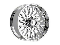 Fittipaldi Offroad FA08 Mirror Coat 8-Lug Wheel; 22x10; -19mm Offset (15-19 Silverado 2500 HD)