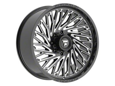 Fittipaldi Offroad FA15 Gloss Black Milled 8-Lug Wheel; 24x10; 0mm Offset (15-19 Silverado 2500 HD)