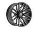 Fittipaldi Offroad FA14 Gloss Black Milled 8-Lug Wheel; 22x10; -19mm Offset (15-19 Silverado 3500 HD SRW)