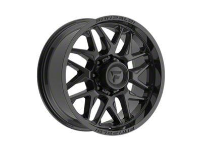 Fittipaldi Offroad FA19 Gloss Black 8-Lug Wheel; 20x9; 18mm Offset (15-19 Silverado 3500 HD SRW)