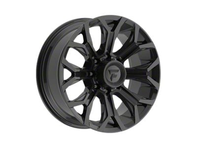 Fittipaldi Offroad FA21 Gloss Black 8-Lug Wheel; 20x9; 18mm Offset (15-19 Silverado 3500 HD SRW)