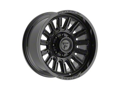 Fittipaldi Offroad FA24 Gloss Black 8-Lug Wheel; 20x10; -19mm Offset (15-19 Silverado 3500 HD SRW)