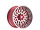 Fittipaldi Offroad FA07 Gloss Red Machined 6-Lug Wheel; 26x12; -44mm Offset (15-20 Tahoe)