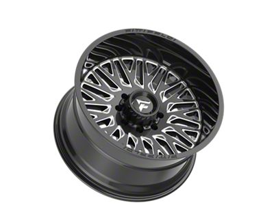 Fittipaldi Offroad FA07 Gloss Black Milled 6-Lug Wheel; 20x12; -44mm Offset (15-20 Yukon)