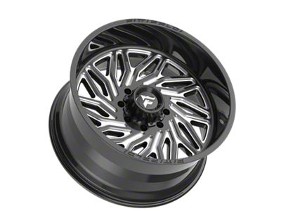 Fittipaldi Offroad FA13 Gloss Black Milled 6-Lug Wheel; 24x12; -44mm Offset (15-20 Yukon)