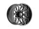 Fittipaldi Offroad FA19 Gloss Black Milled 8-Lug Wheel; 22x12; -44mm Offset (17-22 F-250 Super Duty)