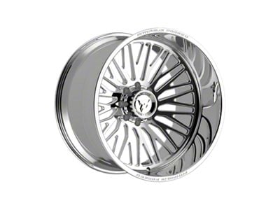 Fittipaldi Offroad FTF505 Polished 8-Lug Wheel; Left Directional; 24x14; -76mm Offset (17-22 F-250 Super Duty)