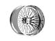 Fittipaldi Offroad FTF505 Polished 8-Lug Wheel; Left Directional; 26x14; -76mm Offset (17-22 F-350 Super Duty SRW)