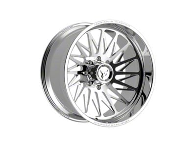 Fittipaldi Offroad FTF506 Polished 8-Lug Wheel; Right Directional; 24x12; -44mm Offset (17-22 F-350 Super Duty SRW)