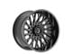 Fittipaldi Offroad FA08 Gloss Black 8-Lug Wheel; 22x12; -44mm Offset (23-24 F-350 Super Duty SRW)