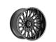 Fittipaldi Offroad FA08 Gloss Black 6-Lug Wheel; 22x12; -44mm Offset (2024 Ranger)