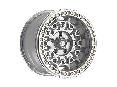 Fittipaldi Offroad FB150 Machined Silver 6-Lug Wheel; 17x9; -15mm Offset (2024 Ranger)