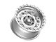 Fittipaldi Offroad FT100 Gloss Silver Machined 6-Lug Wheel; 17x9; -12mm Offset (99-06 Sierra 1500)