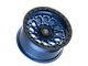 Fittipaldi Offroad FT101 Satin Blue with Black Ring 6-Lug Wheel; 17x9; -12mm Offset (99-06 Silverado 1500)